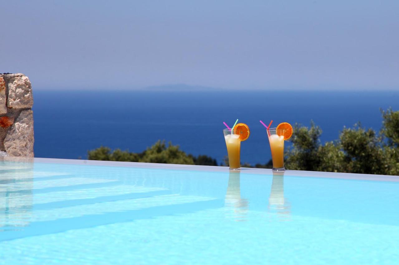 Tsakmakis Villas Luxury- Panoramic Sea View - Lefkada Цукаладес Экстерьер фото