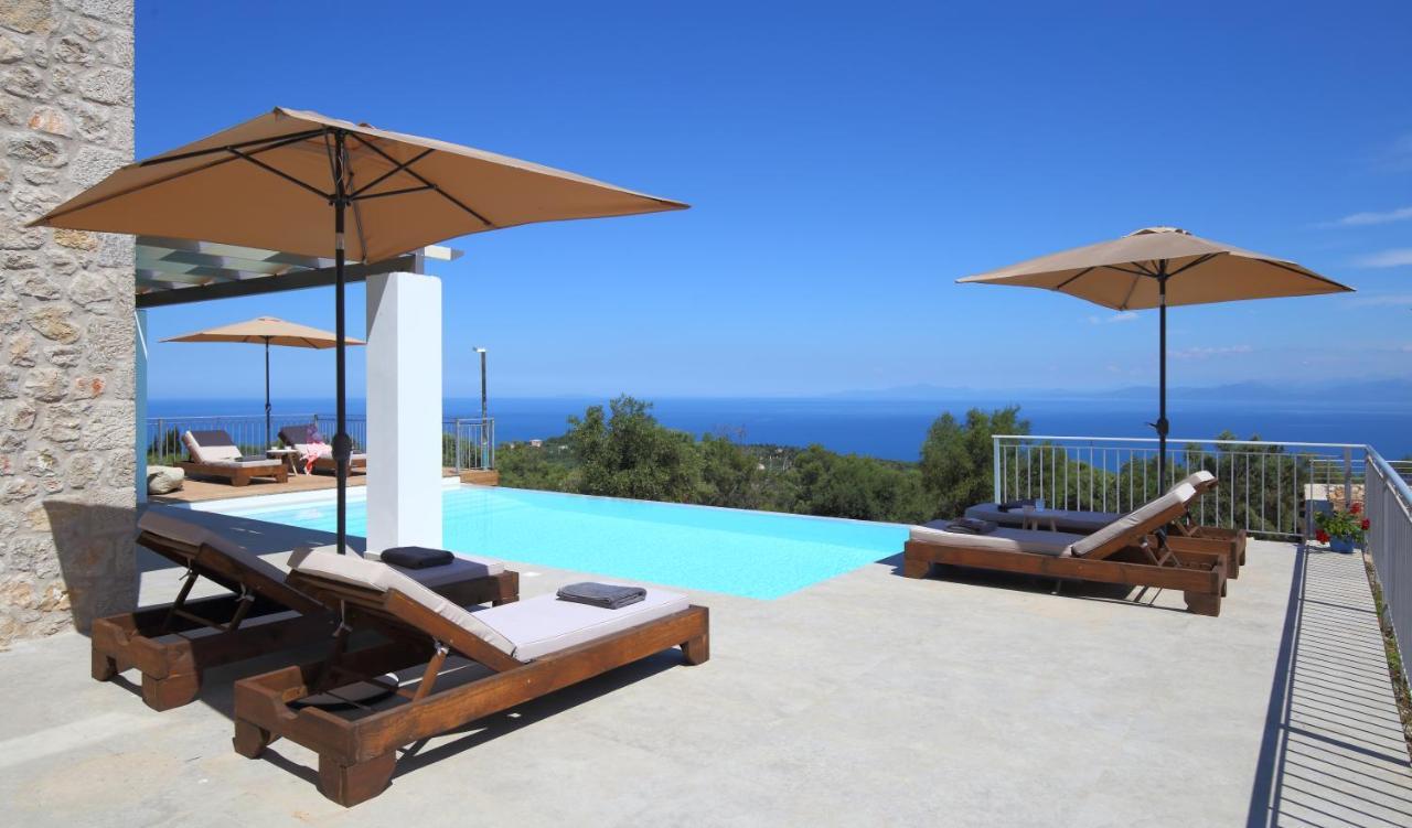 Tsakmakis Villas Luxury- Panoramic Sea View - Lefkada Цукаладес Экстерьер фото