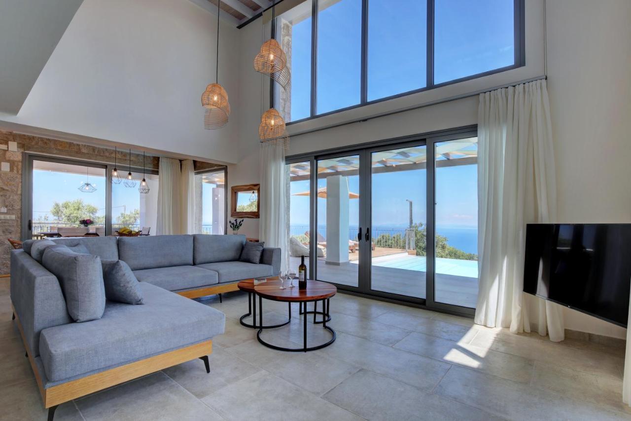 Tsakmakis Villas Luxury- Panoramic Sea View - Lefkada Цукаладес Экстерьер фото