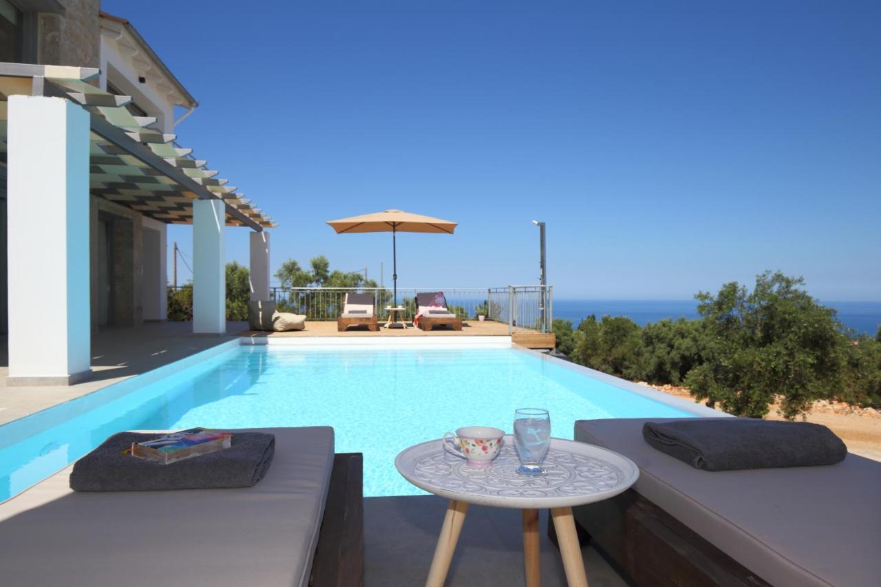 Tsakmakis Villas Luxury- Panoramic Sea View - Lefkada Цукаладес Экстерьер фото