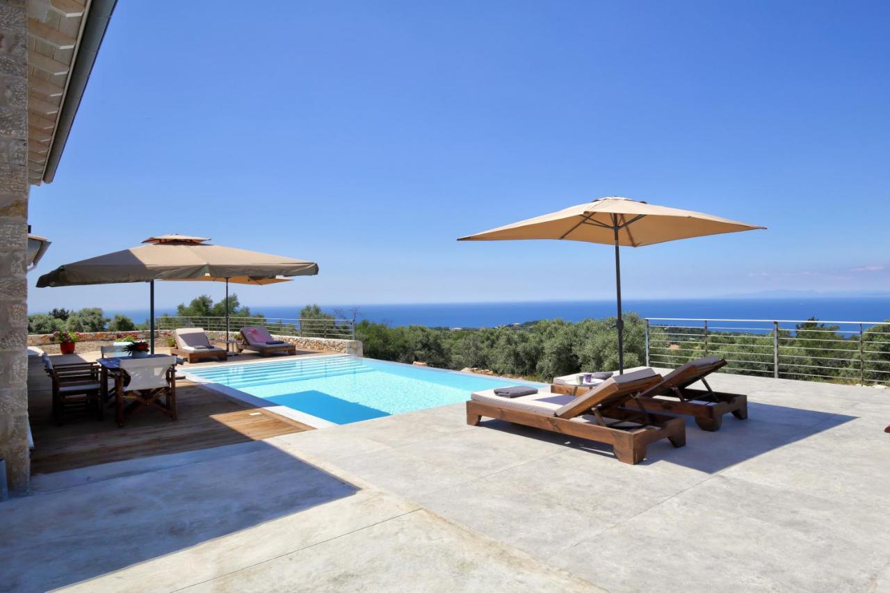Tsakmakis Villas Luxury- Panoramic Sea View - Lefkada Цукаладес Экстерьер фото