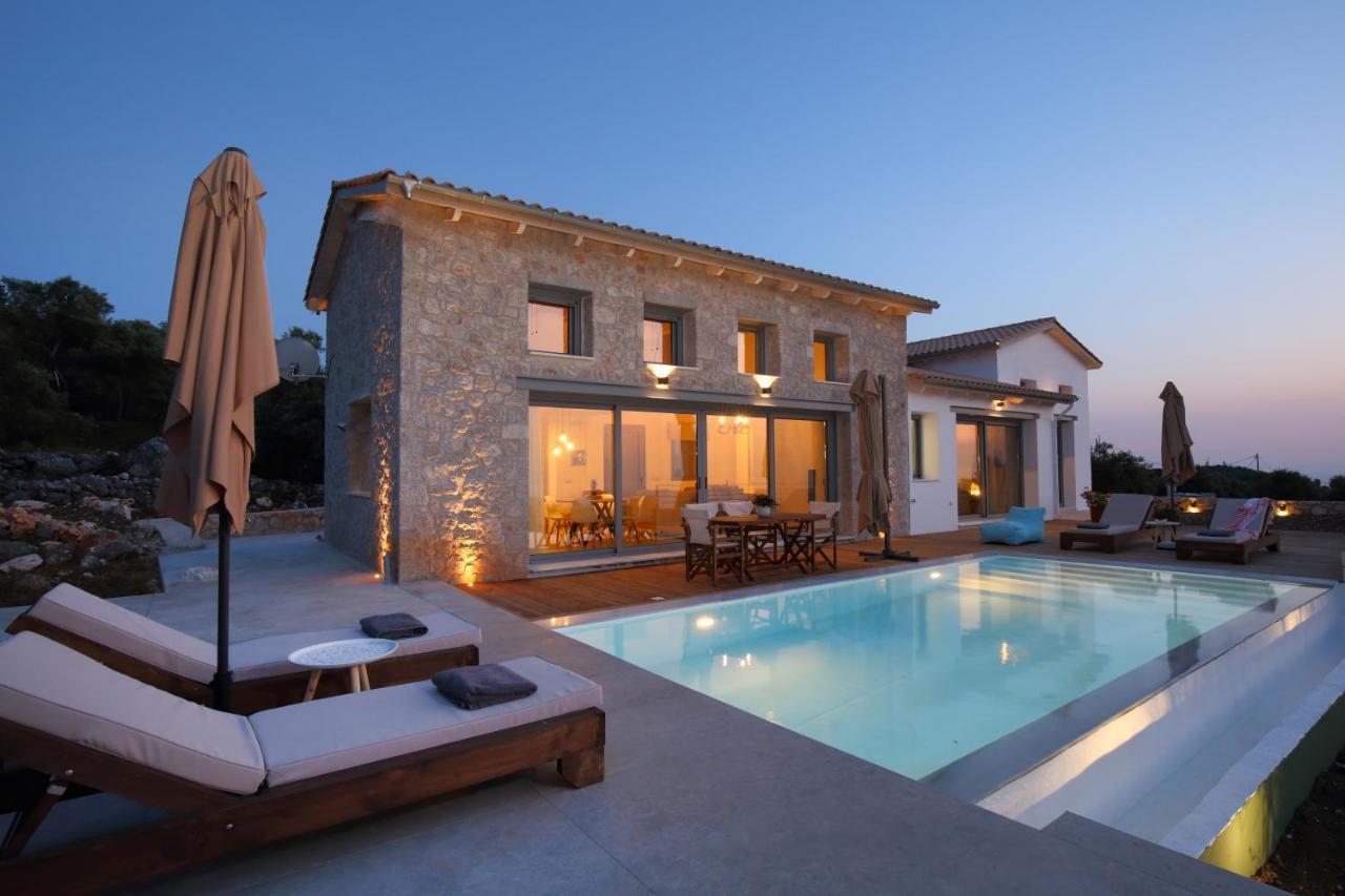 Tsakmakis Villas Luxury- Panoramic Sea View - Lefkada Цукаладес Экстерьер фото