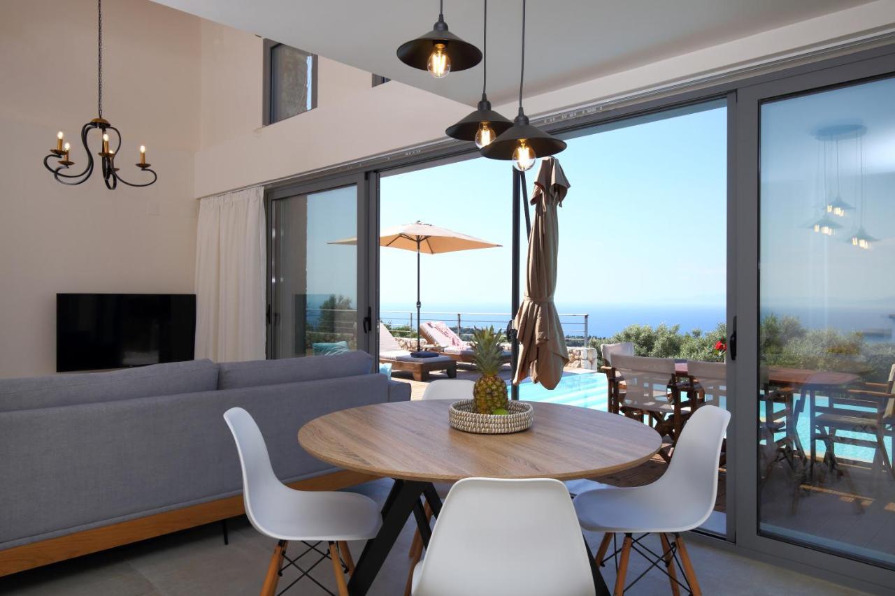 Tsakmakis Villas Luxury- Panoramic Sea View - Lefkada Цукаладес Экстерьер фото