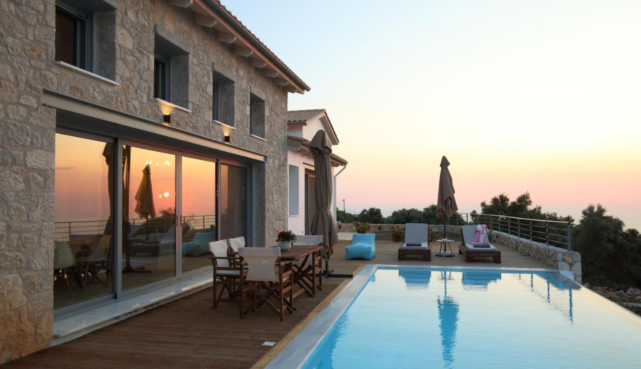 Tsakmakis Villas Luxury- Panoramic Sea View - Lefkada Цукаладес Экстерьер фото
