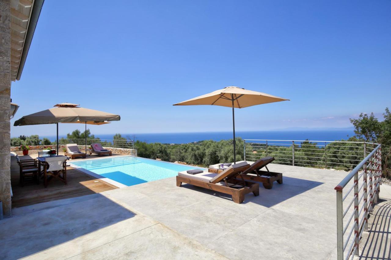 Tsakmakis Villas Luxury- Panoramic Sea View - Lefkada Цукаладес Экстерьер фото