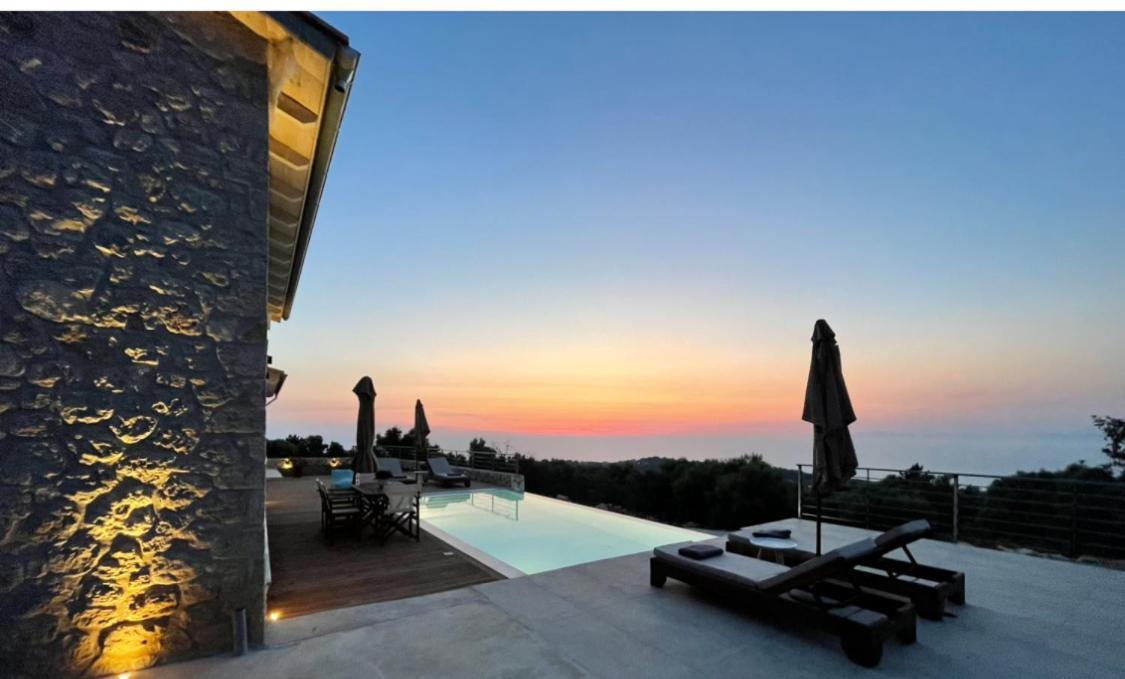 Tsakmakis Villas Luxury- Panoramic Sea View - Lefkada Цукаладес Экстерьер фото