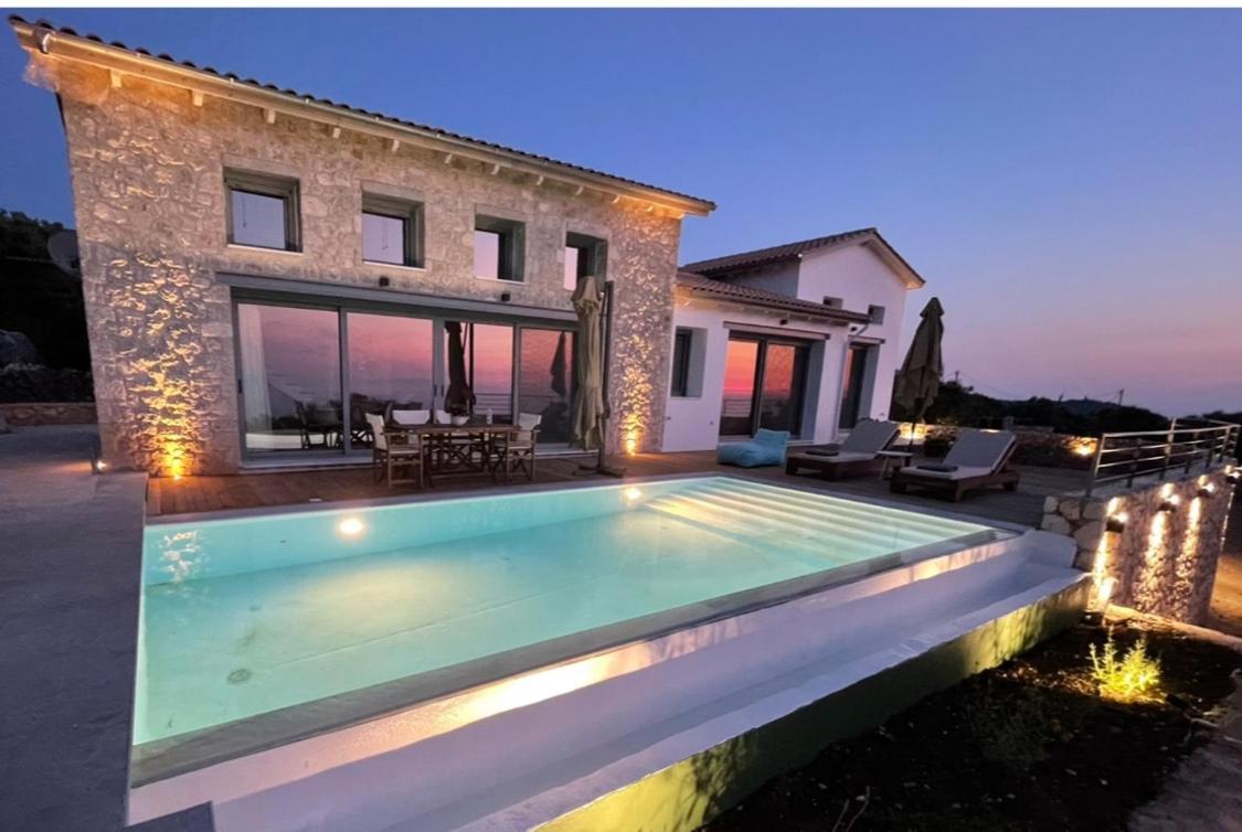 Tsakmakis Villas Luxury- Panoramic Sea View - Lefkada Цукаладес Экстерьер фото